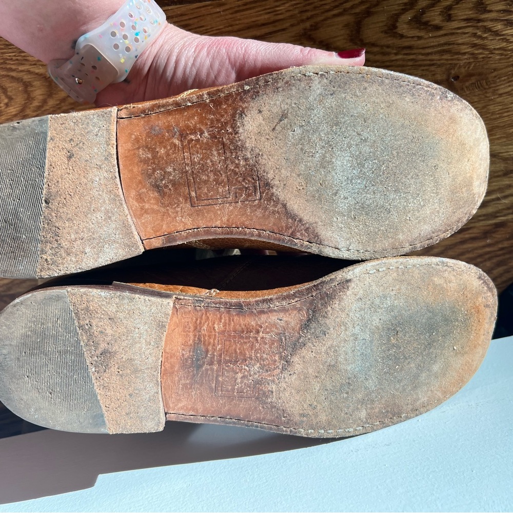 Frye canvas & leather boots - Size 9 - Picture 6 of 6